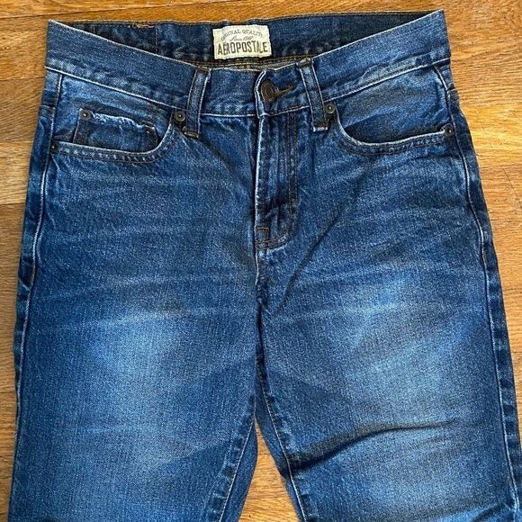 Aeropostale Driggs Slim Bootcut Cotton Mens Jeans Size 27/28 - Picture 2 of 9